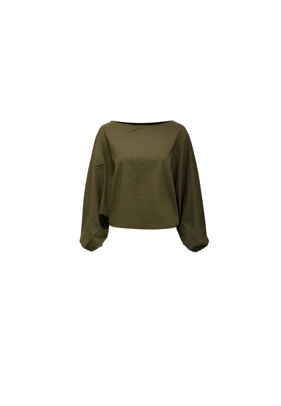 Army groene cropped top