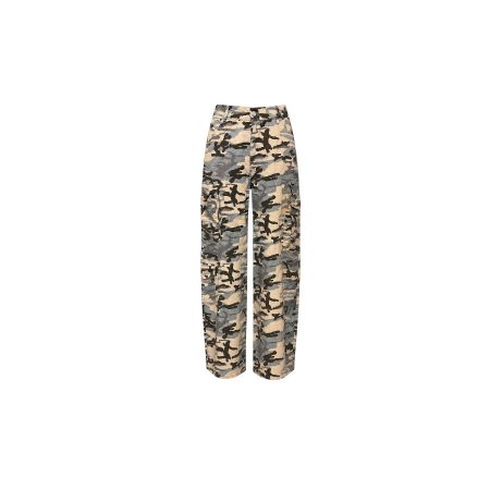 Barrel broek army print