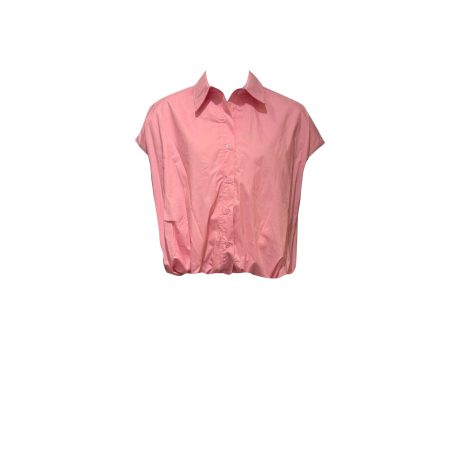 Roze mouwloze blouse