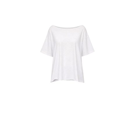 Wit shirt met boothals