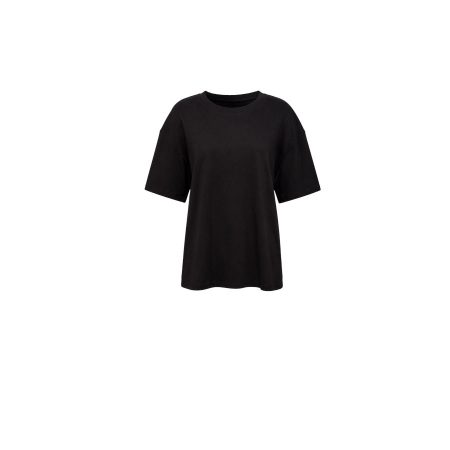 Zwart basic oversized shirt