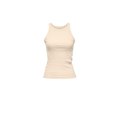 basic tanktop beige