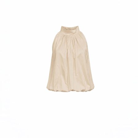 Beige halter top