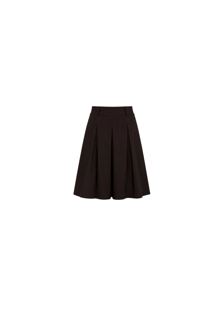 Donkerbruine skort