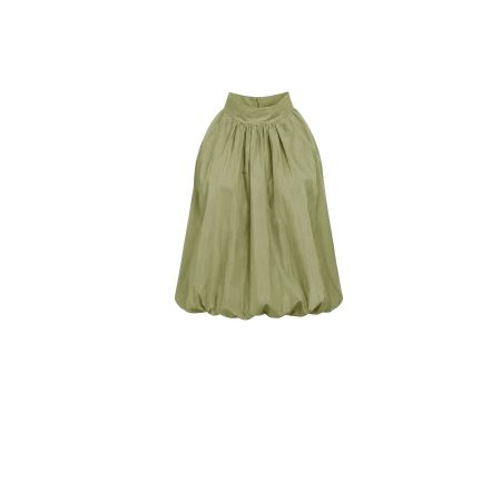 Salie groene halter top