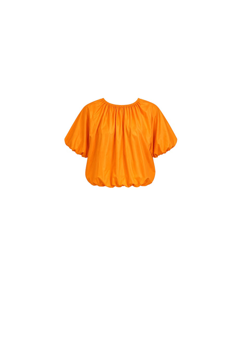 Oranje cropped top