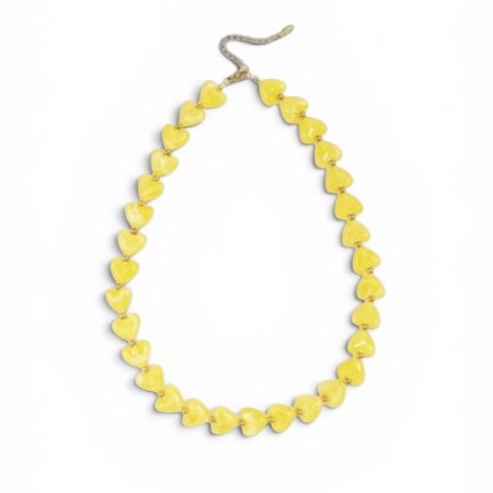 Kralen ketting met hartjes
