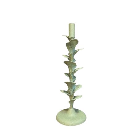 Groene decoratieve kandelaar