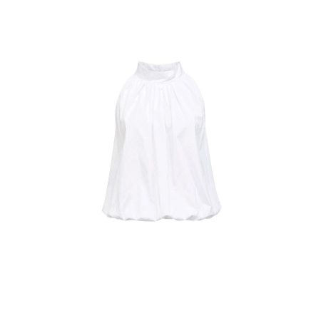 Witte haltertop