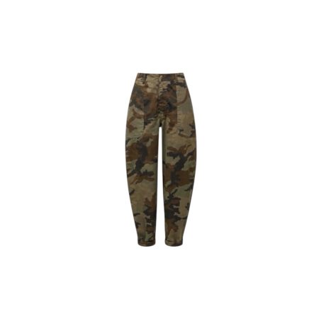 Camouflage barrel broek