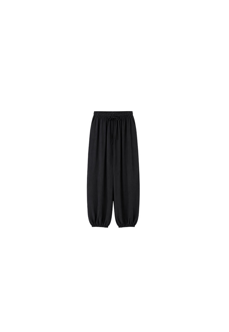 Donkerblauwe tencel ballonbroek