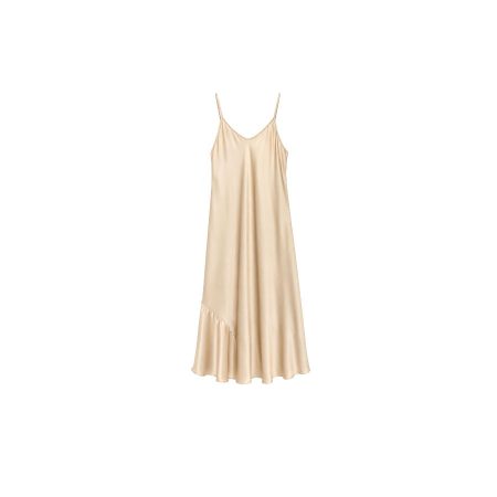 Goudkleurige slipdress