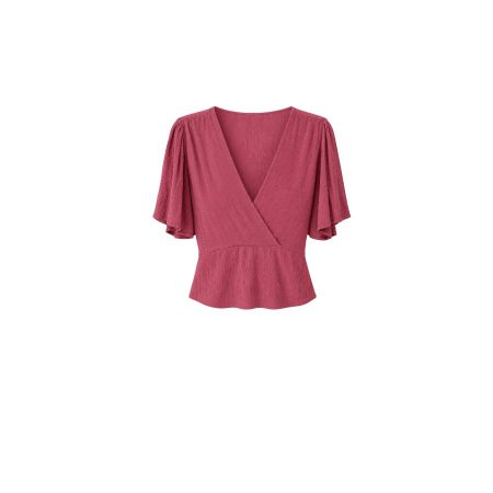 Oudroze viscose top