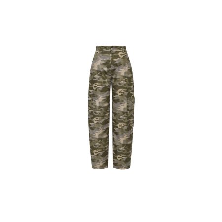 Lichte barrel camouflage broek