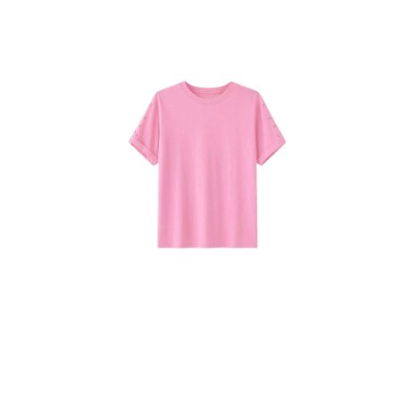 Roze shirt met zilveren studs