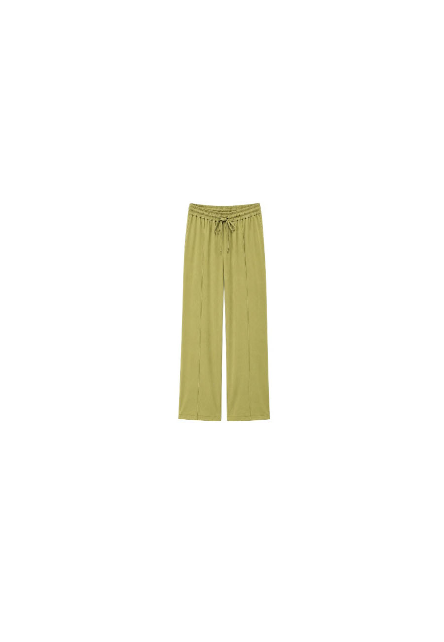 Saliegroene tencel broek