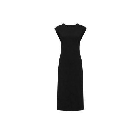 Zwarte basic mouwloze jurk