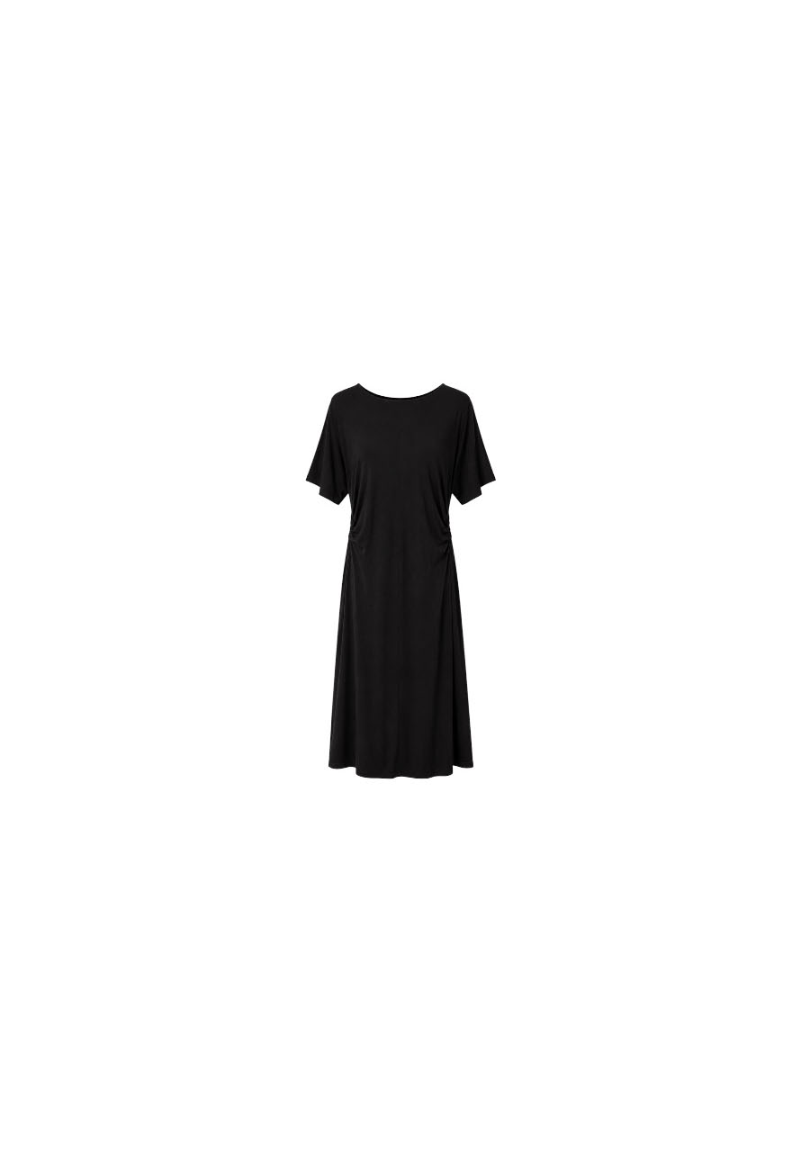 Zwarte tricot jurk