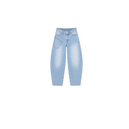 Low waist full stretch balloon jeans