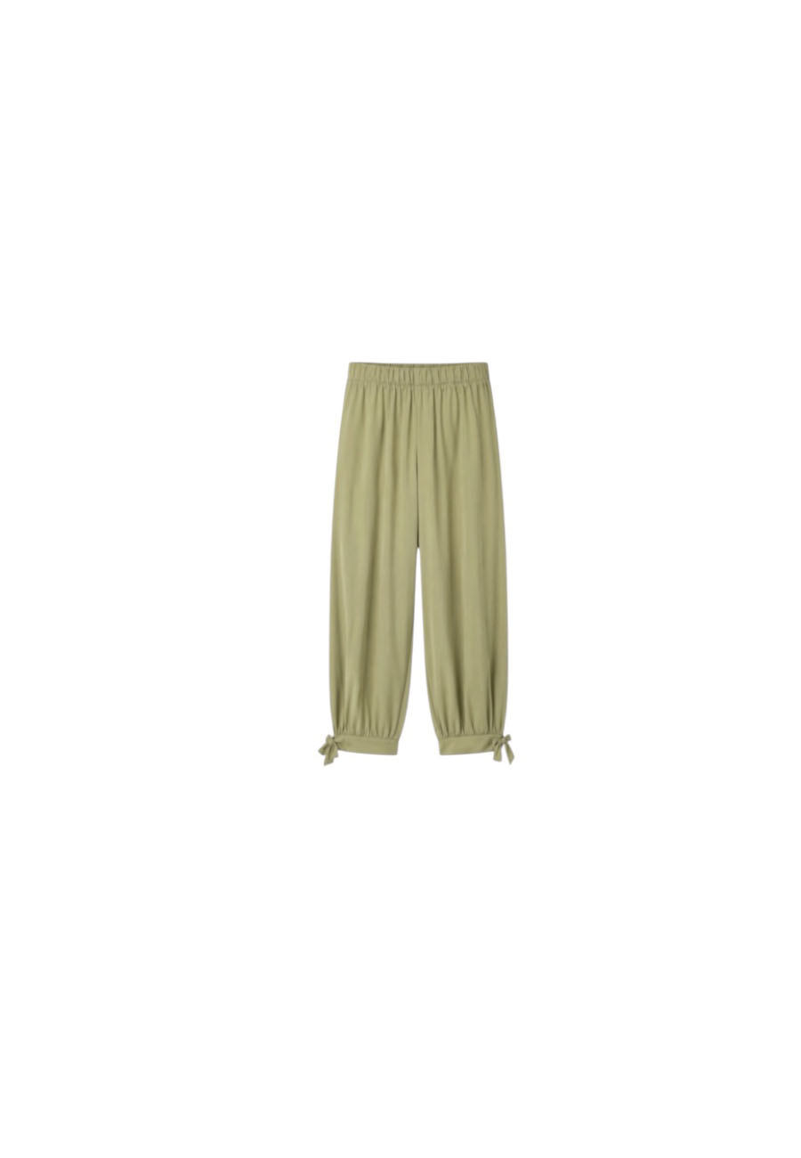 Light green barrel broek