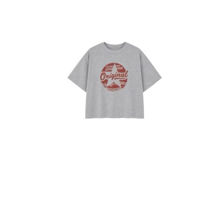 Lichtgrijs shirt met opdruk