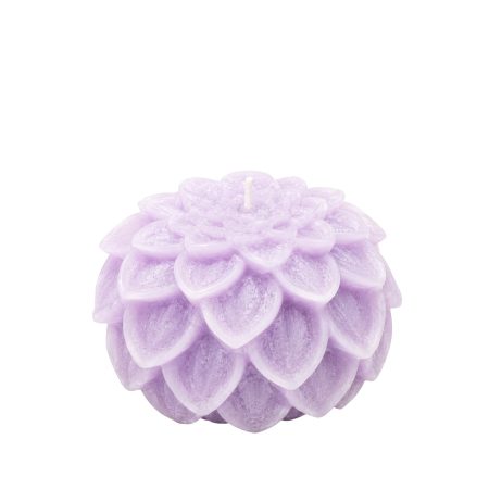 Grote lila Dahlia kaars