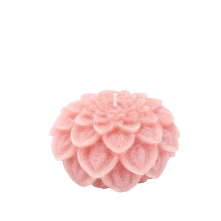 Roze middelgrote Dahlia kaars roze