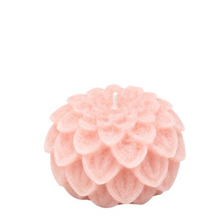 Grote roze Dahlia kaars lichtroze