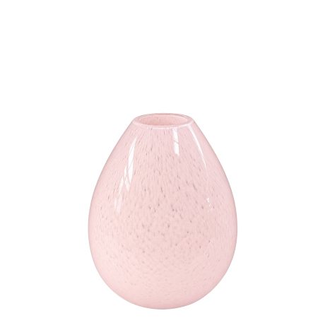 Glazen roze vaas