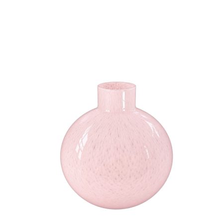 Glazen roze vaas