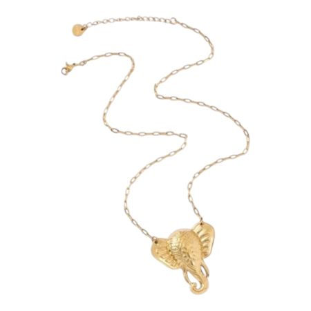 Goudkleurige ketting met Olifant