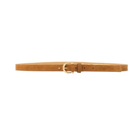 Leren riem cognac kleur