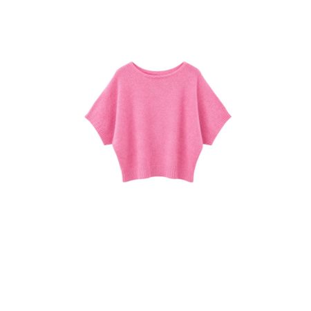 Roze mêlee truitje korte mouwen
