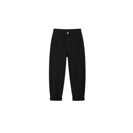 Zwarte barrel broek