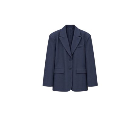 Blauwe oversized blazer