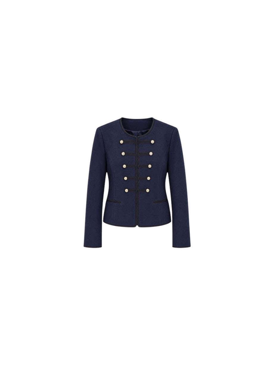 Donkerblauw military jasje