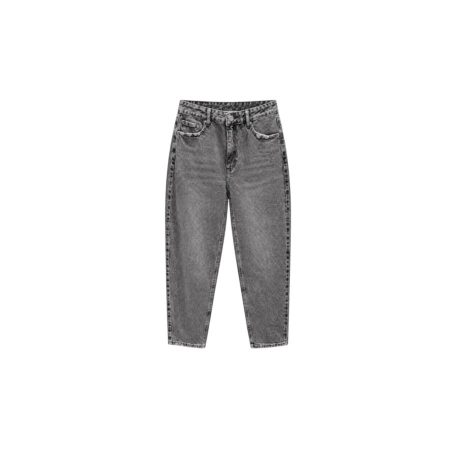 Grijs gebleekte loose fit jeans