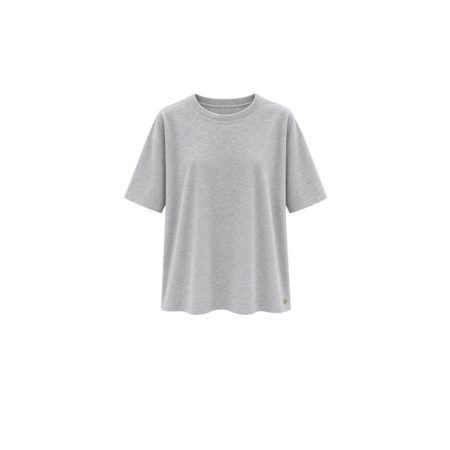 Grijs mรชlee oversized shirt