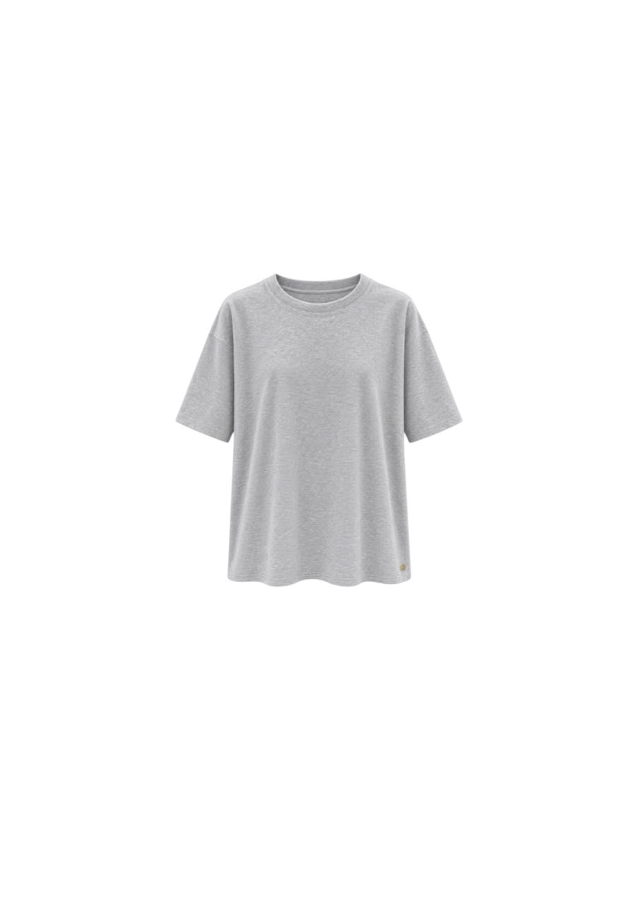 Grijs mêlee oversized shirt