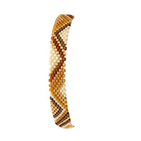 Aztec verstelbare armband, bruintinten