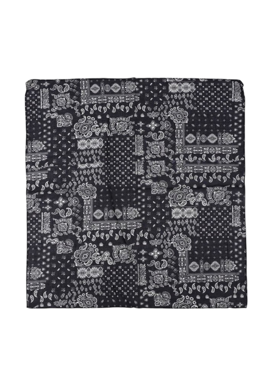 Glans shawl vierkant, Teckel