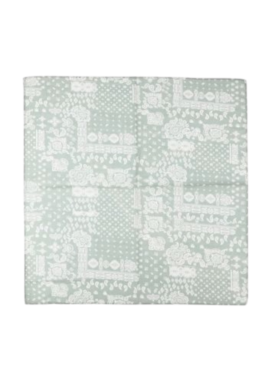 Glans shawl vierkant, Teckel