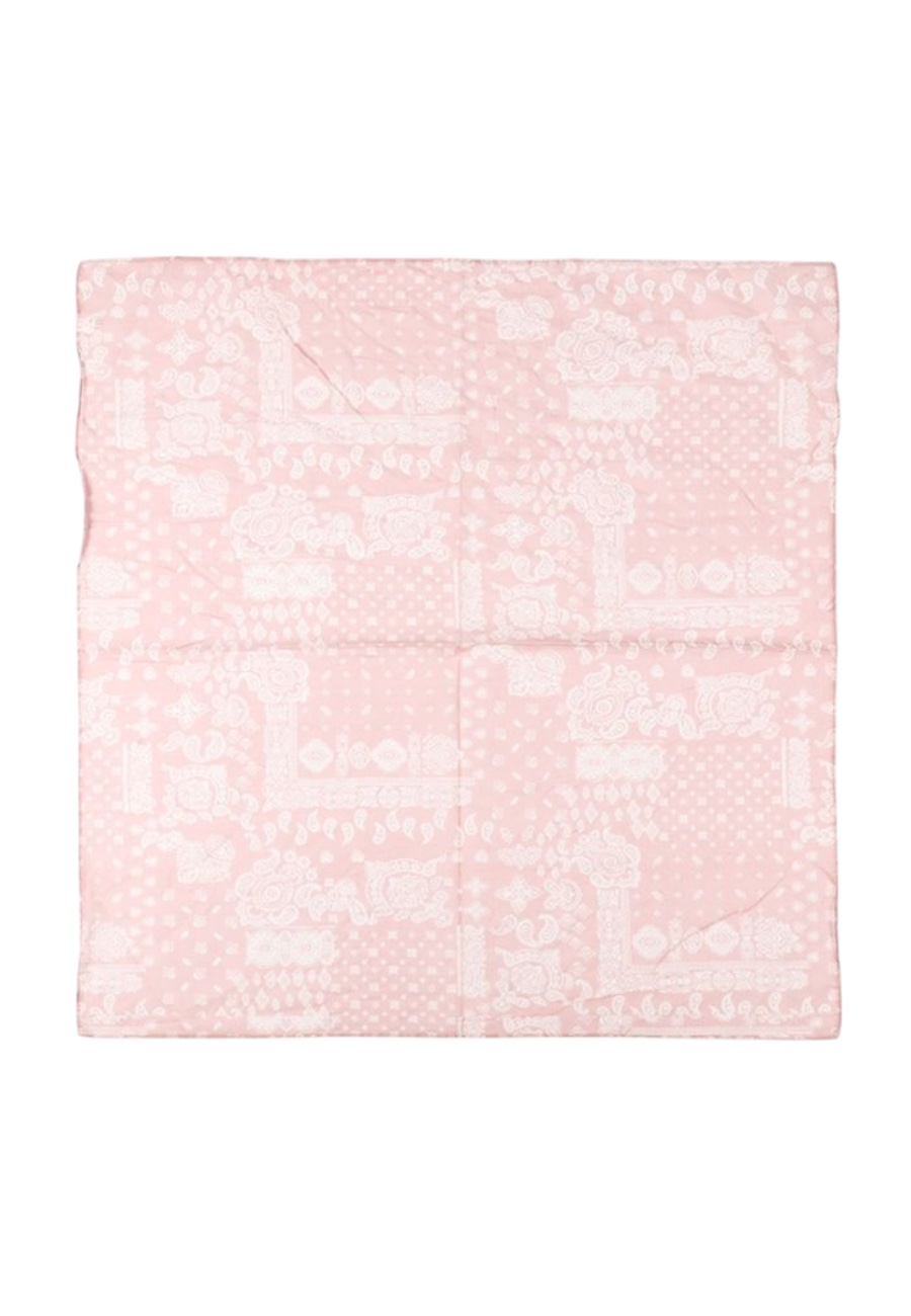 Glans shawl vierkant, Teckel