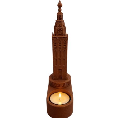 Nijmegen, Stevenstoren/stevenskerk met waxine lichtje