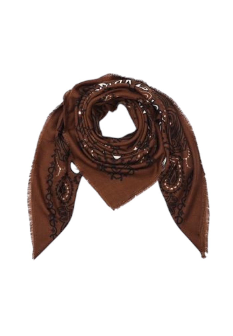 Wollige vierkante shawl