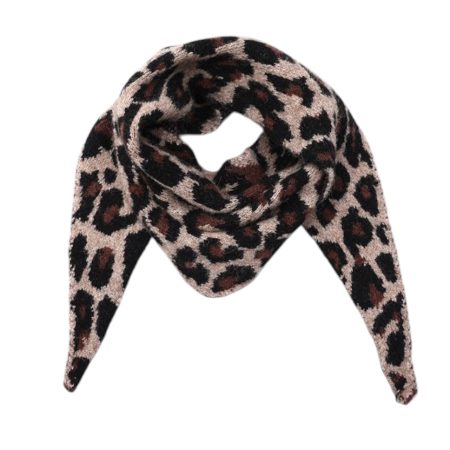 Driehoek leopard shawl