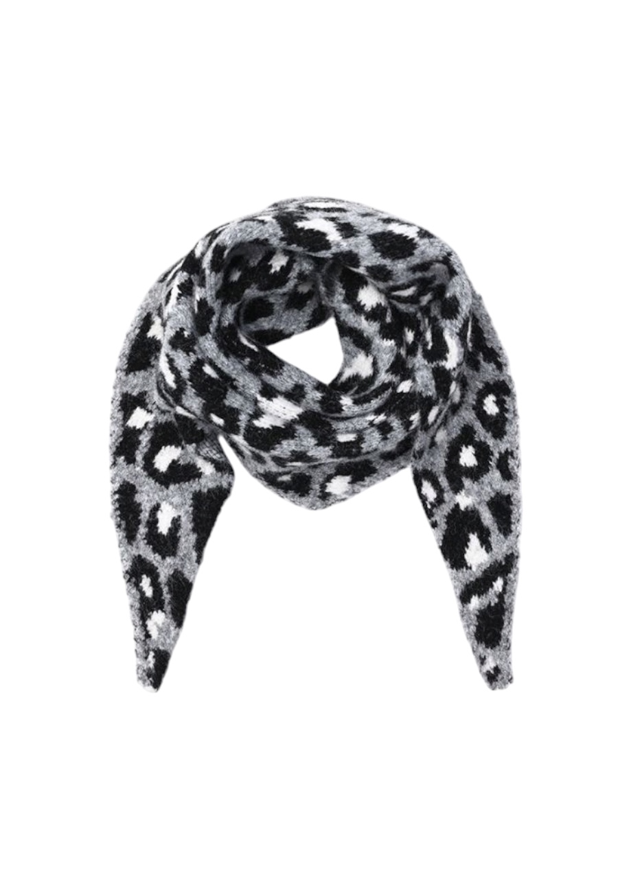 Driehoek leopard shawl