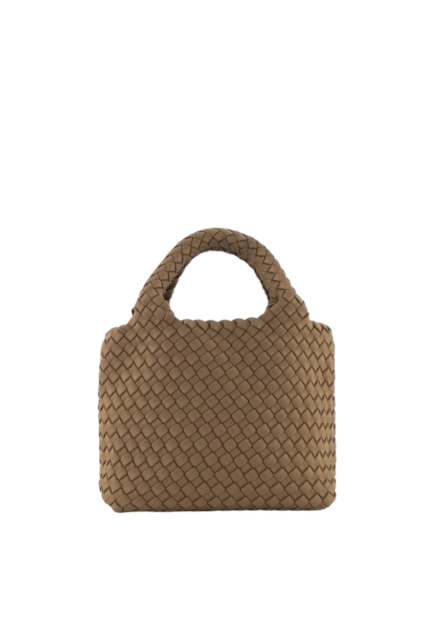 Gevlochten shopper tas