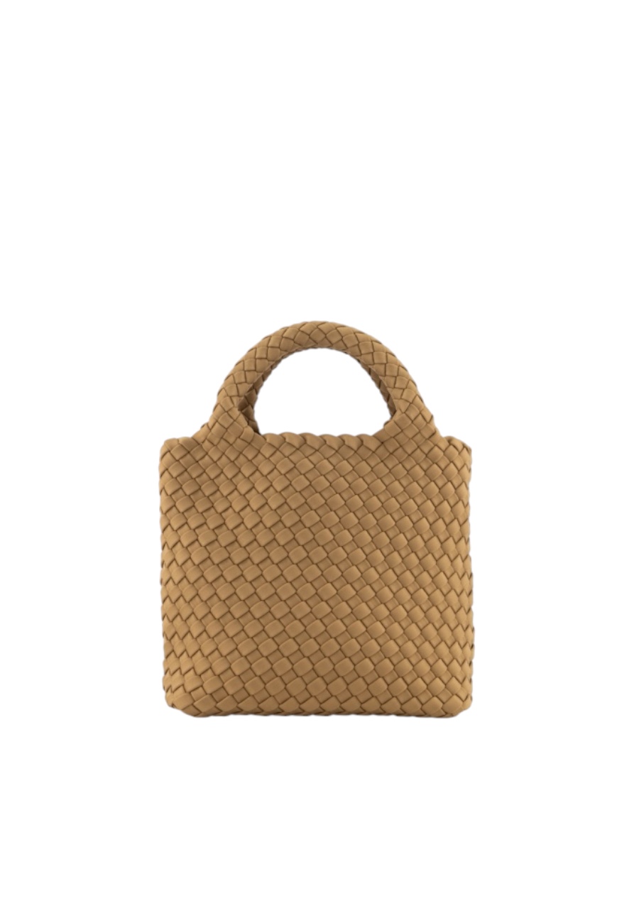 Gevlochten shopper tas