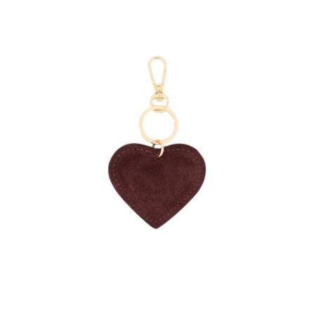 Leren sleutelhanger bordeaux